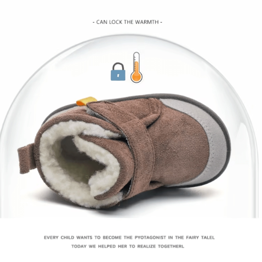 Buysera ™ Infant Winter Boots – Plush and Soft Sole Baby Snow Shoes