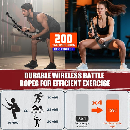 Buysera ™ Ropeless Battle Ropes